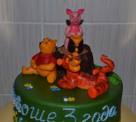 Torte basate sul cartone animato Winnie the Pooh e tutto, tutto, tutto