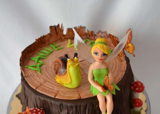 Torta tündérekkel Winx és mások rajzfilm alapján