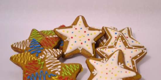 We decorate gingerbread cookies, cookies