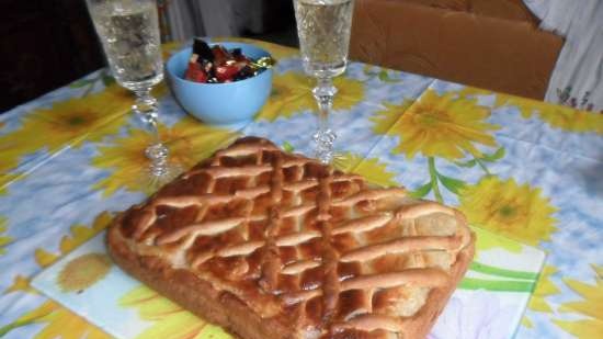 Pastel de miel con requesón