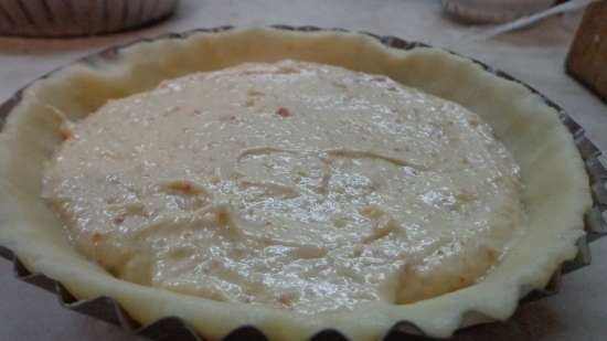 Pastel de albaricoque y almendras