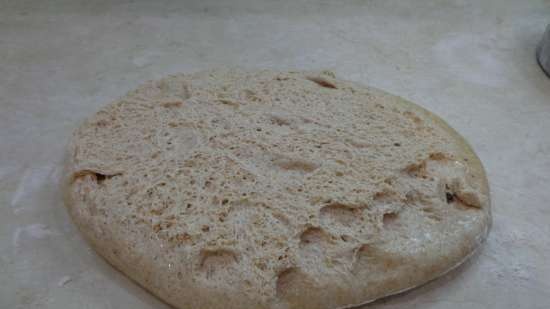 Baguettes with three kinds of flour