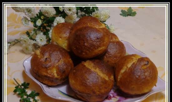 Πρωινό σταφίδες Muffins