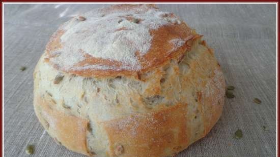 Pane con patate e semi di zucca