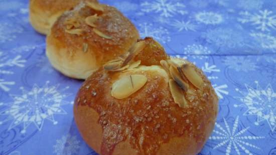 Panini con marmellata di mele al caramello