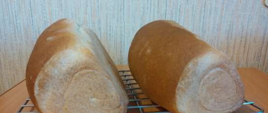 Light Wheat Whole Grain Bread by Peter Reinhart