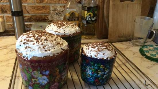 Kulich con Myasoedovskaya al forno (master class)