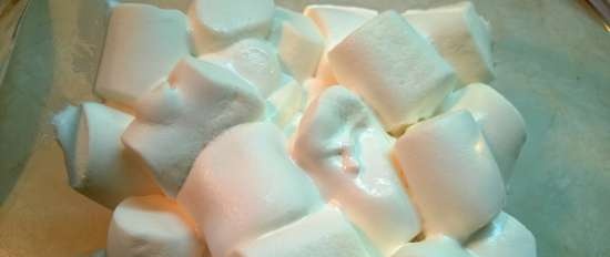 Ροζ τηγανίτες με marshmallows