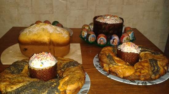 Kulich with Myasoedovskaya in the oven (master class)