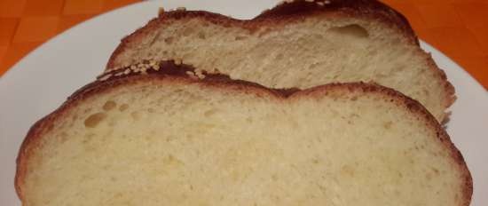 Blat Challah sobre clares i glucosa al forn