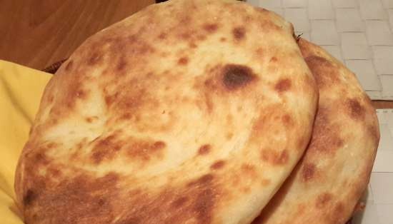 Dough for tortillas, pizza, khachapuri in 5 minutes a day