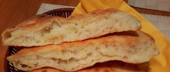 Dough for tortillas, pizza, khachapuri in 5 minutes a day