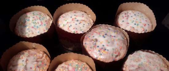 Kulich con Myasoedovskaya en el horno (clase magistral)