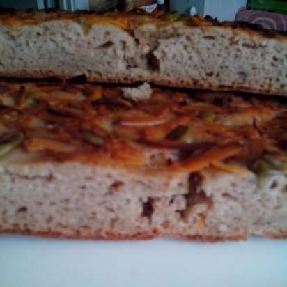 Ang trigo-rye ay halos Focaccia