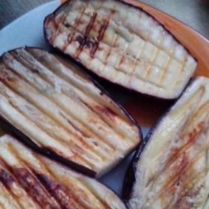 Baked eggplant