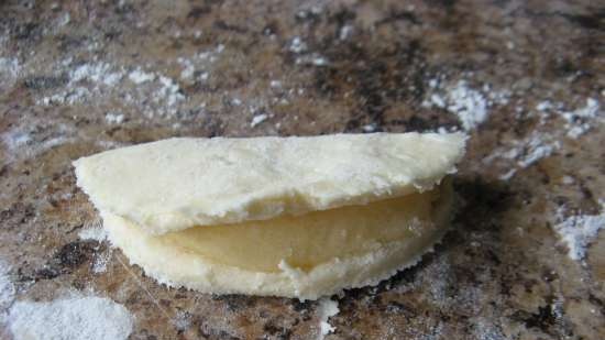 Galletas de requesón con manzanas