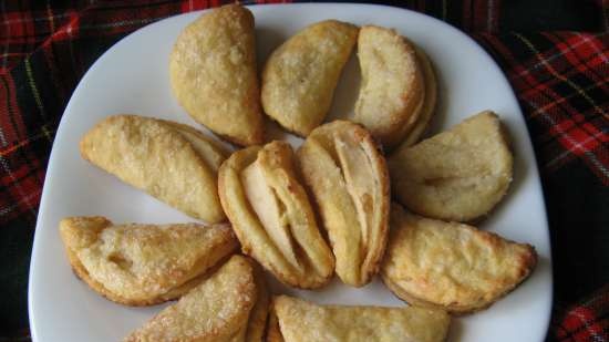 Galletas de requesón con manzanas