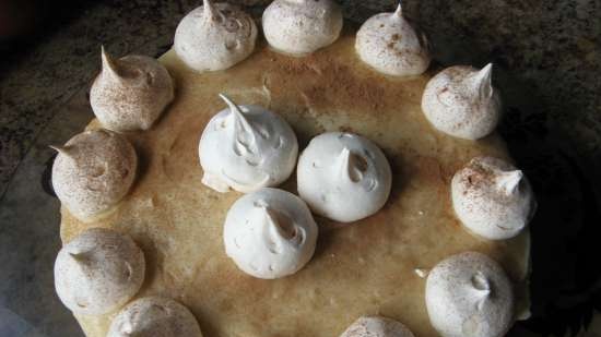 Delicate poppy cake