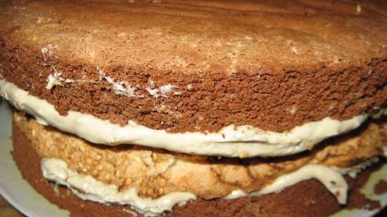 Torta al cioccolato e sesamo con crema halva