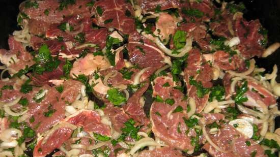 Rostiu porc i vedella al forn