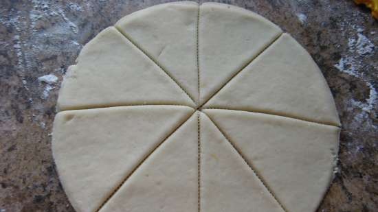 Galletas saborizadas con relleno de manzana