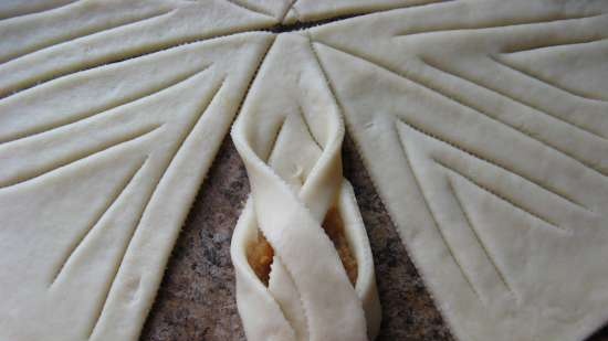 Galletas saborizadas con relleno de manzana