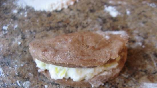 Chocolate-coconut sprinklers with ricotta