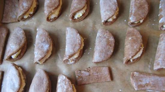 Chocolate-coconut sprinklers with ricotta