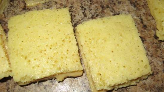 Chocolate-coconut cakes with boiled condensed milk