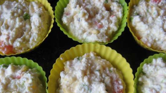 Mini casseroles curd and cheese