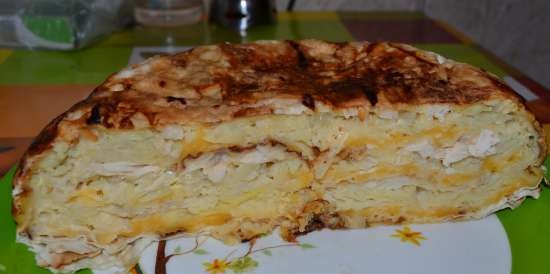 Pastel en lavash (multicocina Marca 37501)