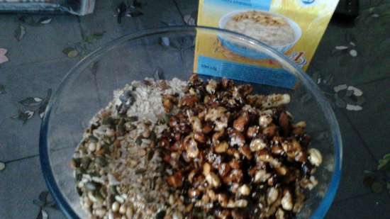 Homemade muesli II (raw, not roasted)