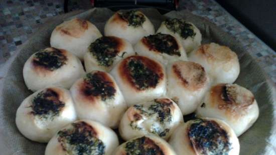 Garlic buns at the Princess Pizza Maker