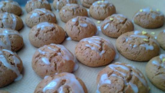 Galletas de caramelo suave con leche condensada