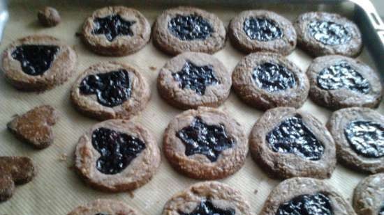 Cookies inspired by the Linzen Cake Recipe by Anne Burda