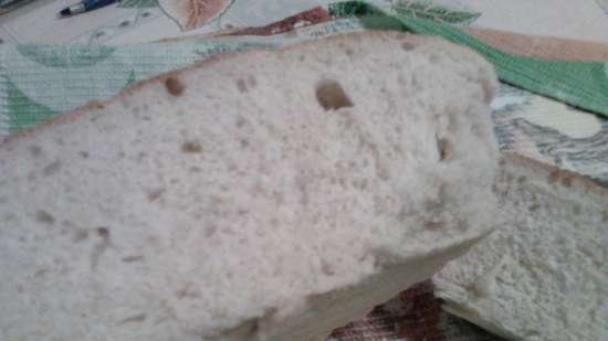 Rustic bread (on a long dough)