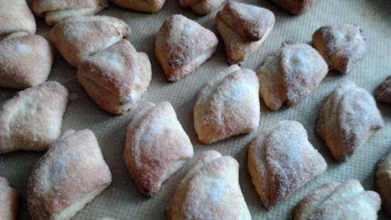 Galletas Triángulos sobre requesón (sin huevos)