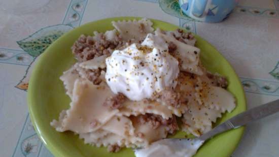 Ensalada de dumplings (dumplings sin modelar)