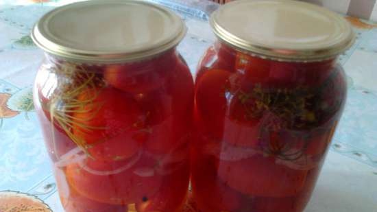 Tomates en escabeche favoritos de Chuchin