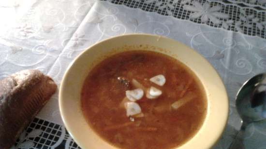 Zuppa di cavolo cappuccio con frittura segreta (ricetta della nostra famiglia)