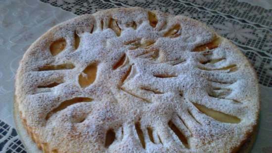 Charlotte (tarta de manzana con kéfir)