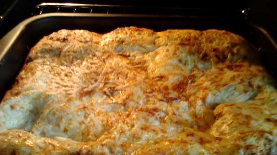 Lasagne with meat and mushrooms (Multicuisine DeLonghi)