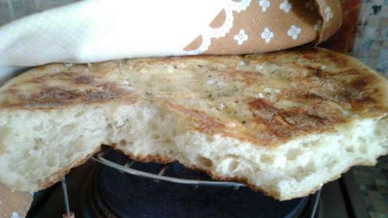 Potato focaccia (pizza maker Princess 115000)