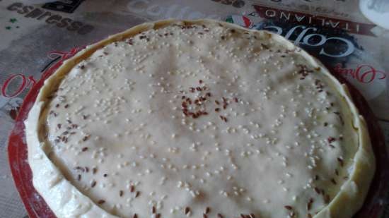 Closed pie with double filling