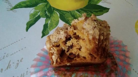 Pompoenmuffins met hazelnootstreusel