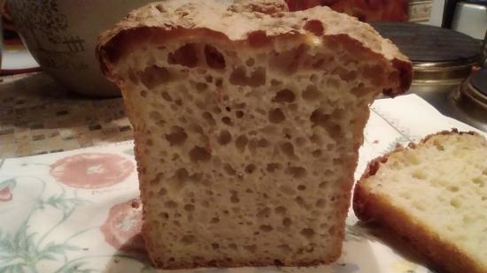 Pane notturno svedese Lenivka (senza impastare)