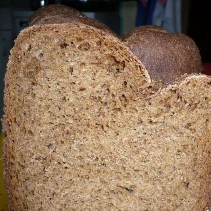 Wheat-rye with whole-ground rye flour and rye bran