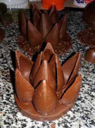 Cioccolatini colorati a casa