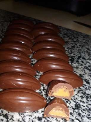 Cioccolatini colorati a casa