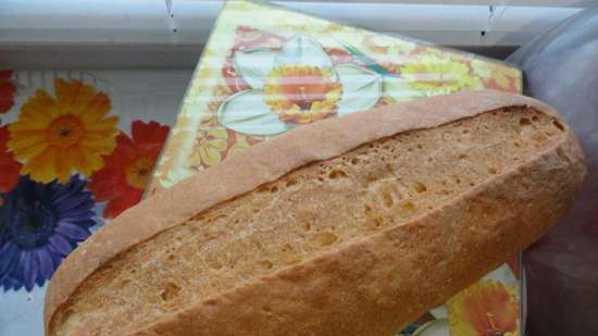 Pan de trigo de masa madre con harina de espelta